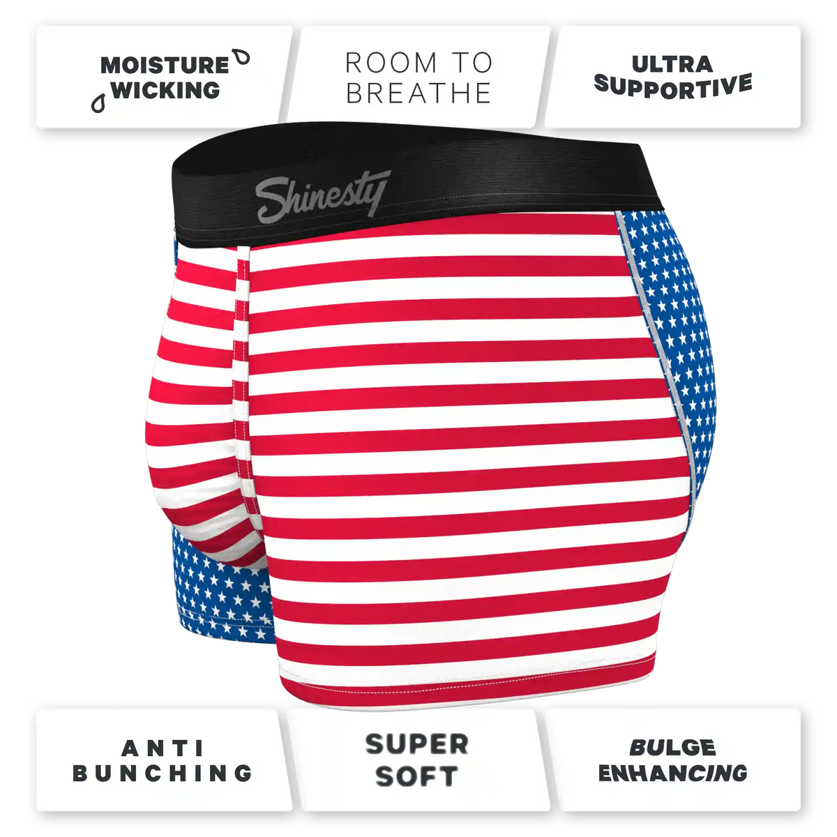 The Ellis Island | USA Flag Ball Hammock® Pouch Trunk Underwear