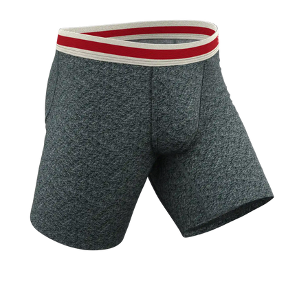 The Koala Camo | Heather Grey Ball Hammock® Boxer - Long Leg