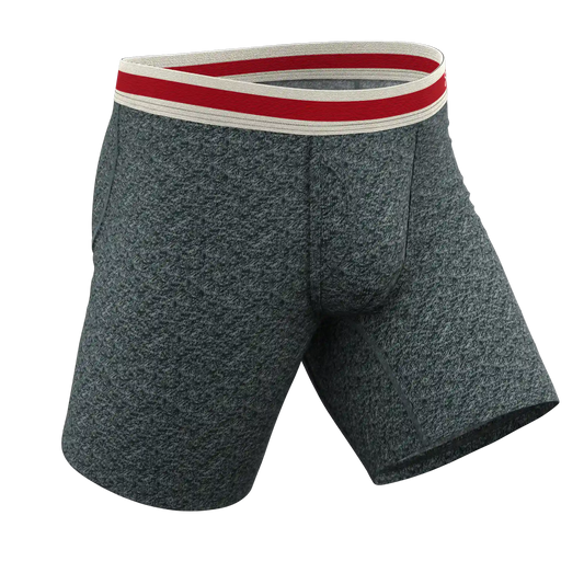 The Koala Camo | Heather Grey Ball Hammock® Boxer - Long Leg