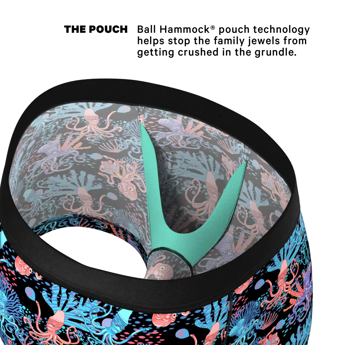 The Swollen Tentacles | Octopus Ball Hammock® Pouch Trunks Underwear