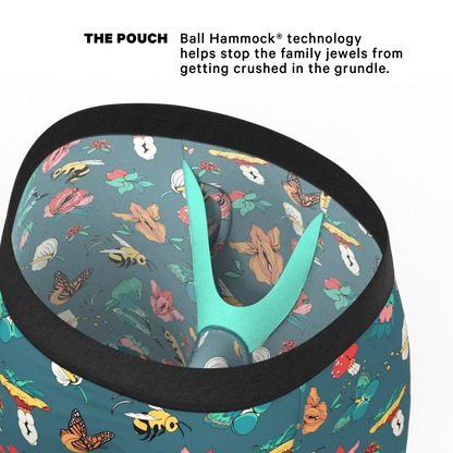 The Pollination Station | Birds and Bees Ball Hammock® Boxer - Long Leg