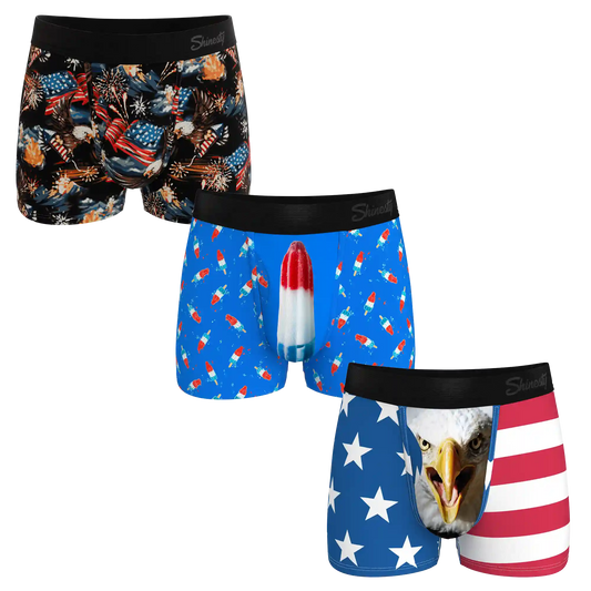 The Independance Apex | Ball Hammock® Pouch Trunks Underwear 3 Pack