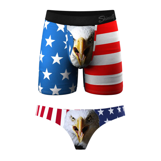 The Patriotic Pair | Ball Hammock® With Fly and Thong Pack