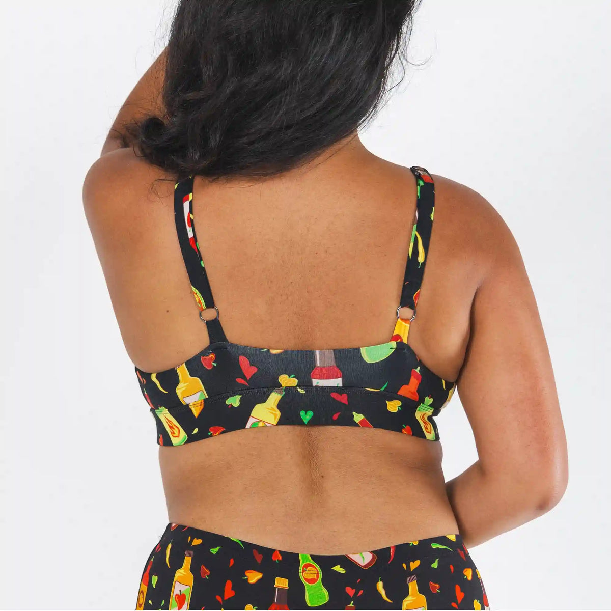 The Gotcha Sriracha | Hot Sauce Boob Hammock™ Plunge Bralette