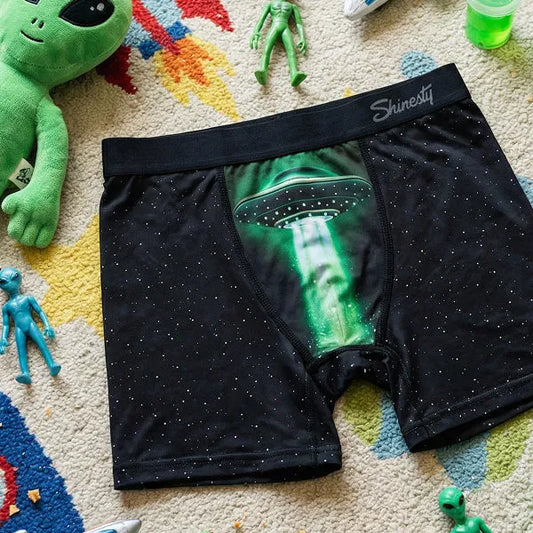 The Flying Saucer | UFO Youth Boxer Briefs