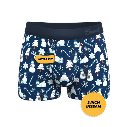 The Big Blizzard | Naughty Snowmen Ball Hammock® Pouch Trunks Underwear