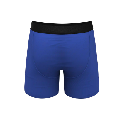 The Jackson | Blue Cowboy Shinesty x Diamond Cross Ranch Ball Hammock® Pouch Underwear With Fly