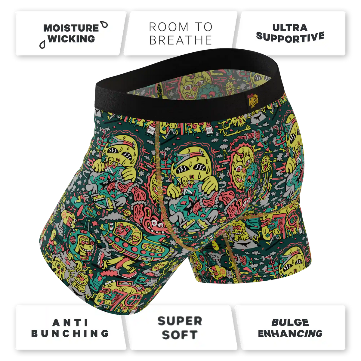 The Spaced Out | Shinesty X Killer Acid Ball Hammock® Pouch Underwear With Fly
