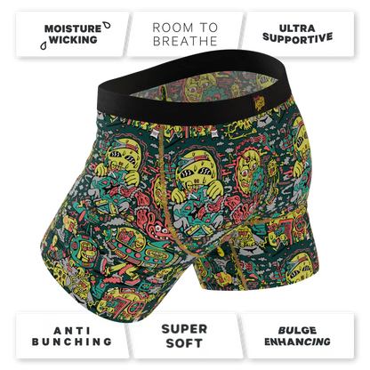 The Spaced Out | Shinesty X Killer Acid Ball Hammock® Pouch Underwear With Fly