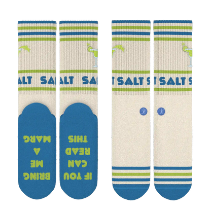 The Cocktail Hour | Shinesty x Margaritaville® Heel Hammock™ Crew Socks