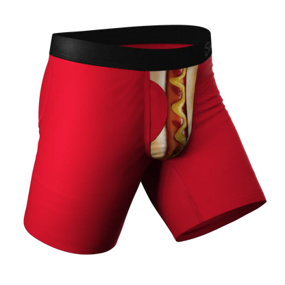 The Coney Islands | Hot Dog Ball Hammock® Boxer - Long Leg