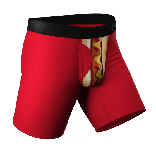The Coney Islands | Hot Dog Ball Hammock® Boxer - Long Leg