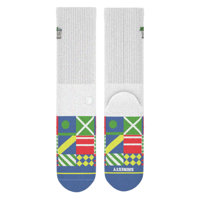 The Secretariat | Derby Flag Heel Hammock™ Crew Socks