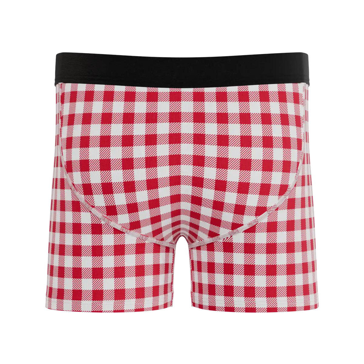 The Hot Diggity | Red Gingham Youth Boxer Briefs