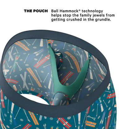 The Ski In Ski Out | Retro Ski Ball Hammock® Pouch Underwear With Fly