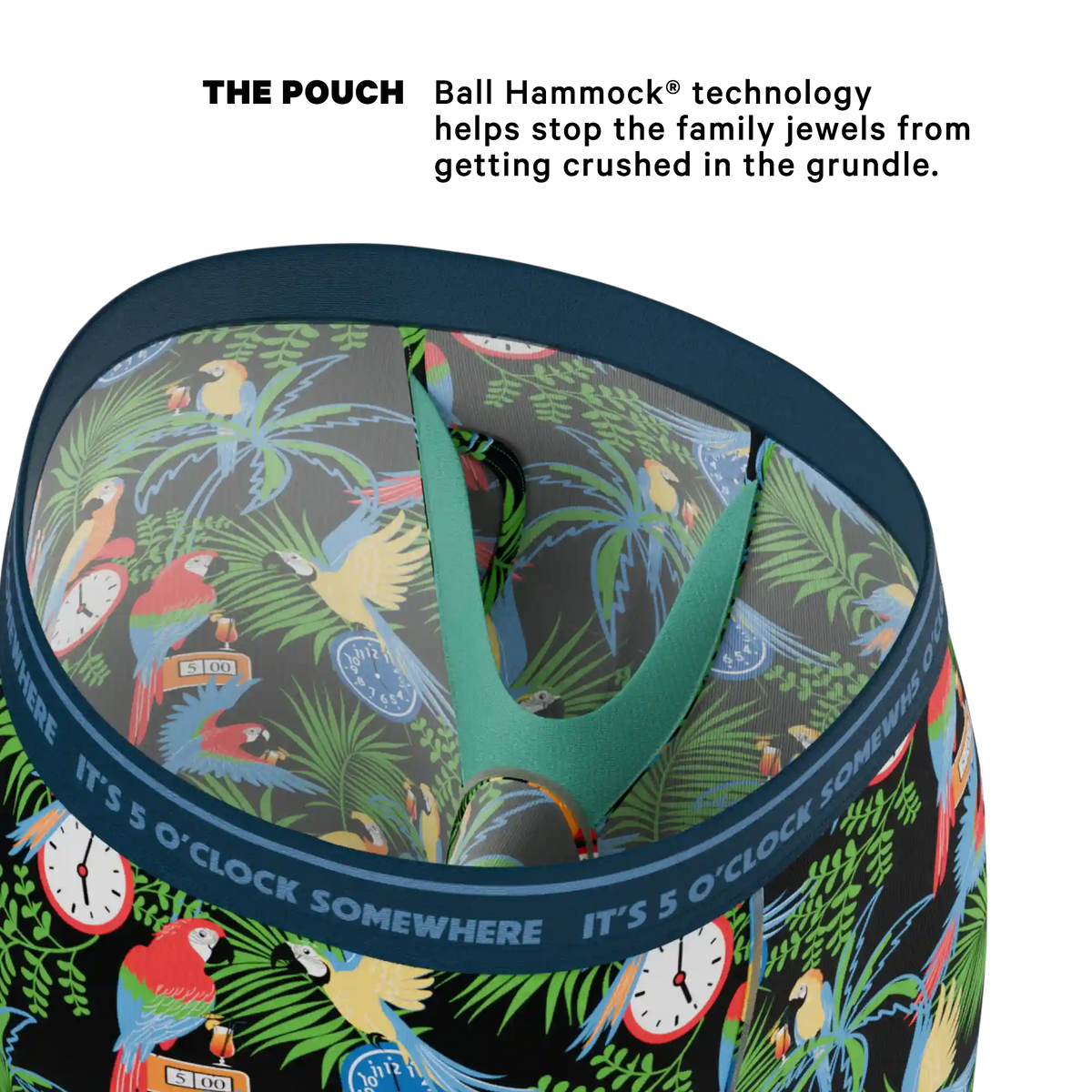 The 5 O'Clock Somewhere | Margaritaville® Ball Hammock® Boxer - Long Leg