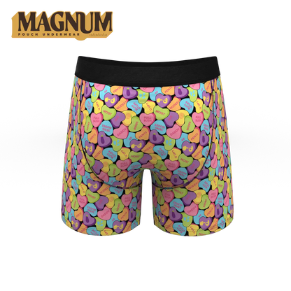 The Candy Crush | Candy Hearts Ball Hammock® Magnum Big Pouch Underwear