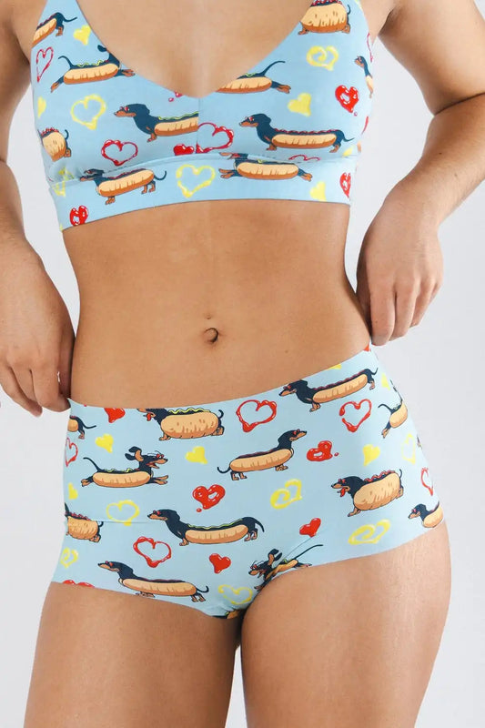 The Lovely Wiener | Wiener Dogs Women’s Seamless Boyshort