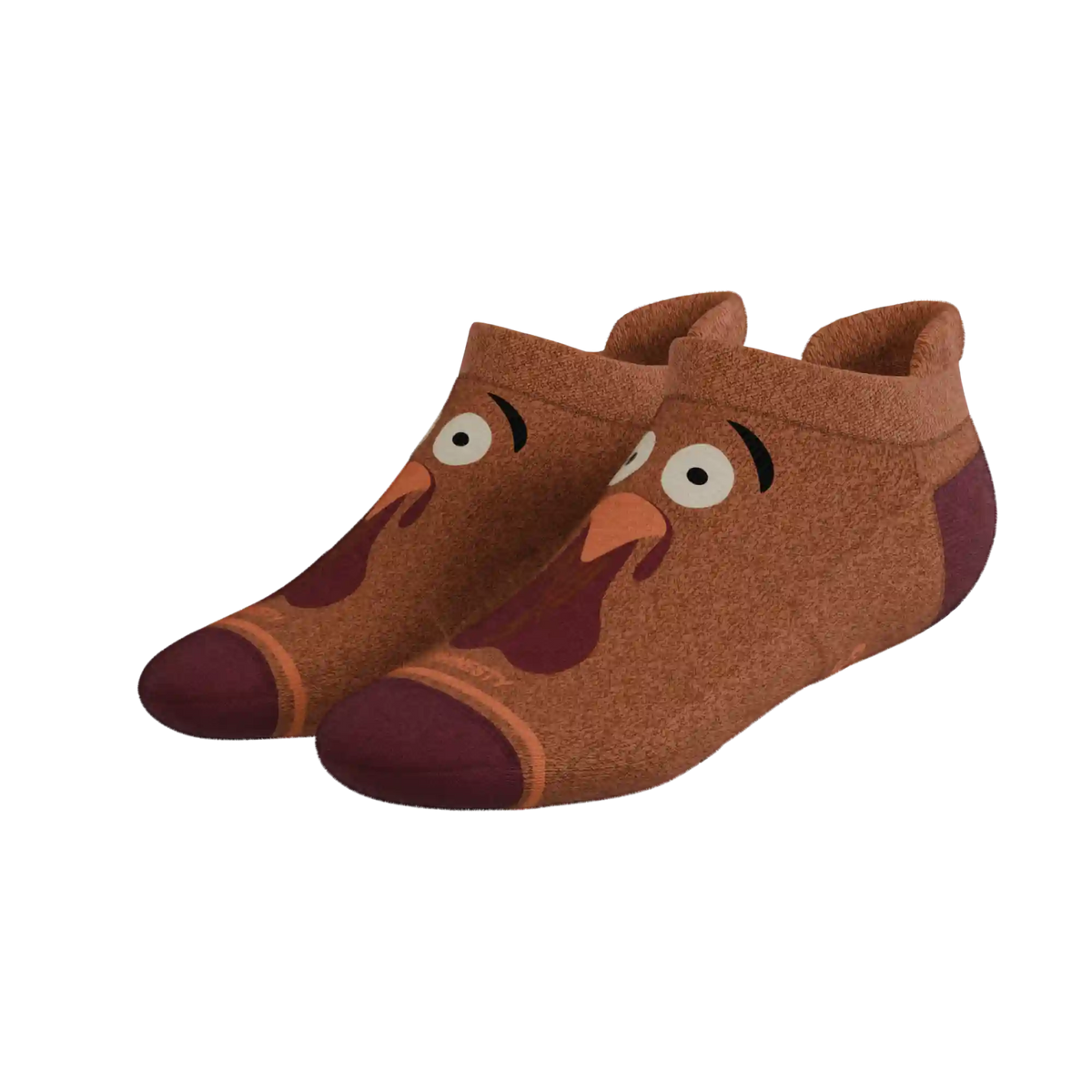 The No Leftovers | Thanksgiving Turkey Heel Hammock™ Ankle Socks
