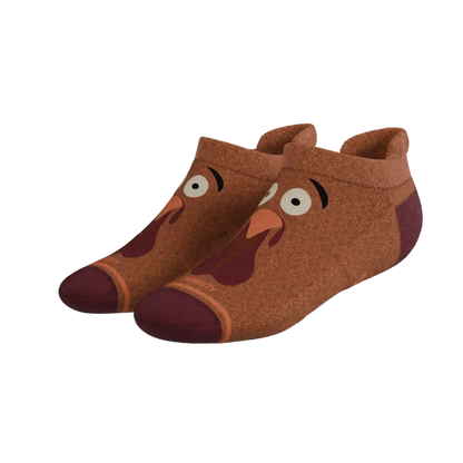 The No Leftovers | Thanksgiving Turkey Heel Hammock™ Ankle Socks