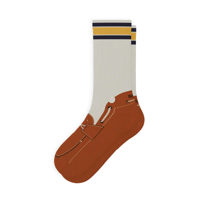 The Boat's Rockin' | Boat Shoe Heel Hammock™ Crew Socks
