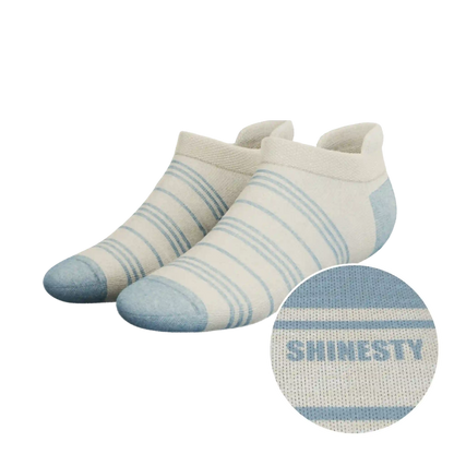 The College Ruled | Stripe Heel Hammock™ Ankle Socks
