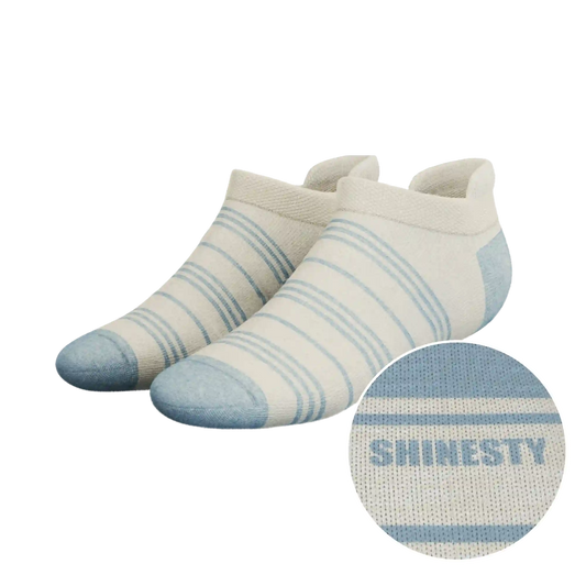 The College Ruled | Stripe Heel Hammock™ Ankle Socks
