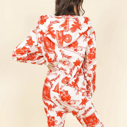 The Santa Slays | Ladies Unisex Christmas Toile Onesie