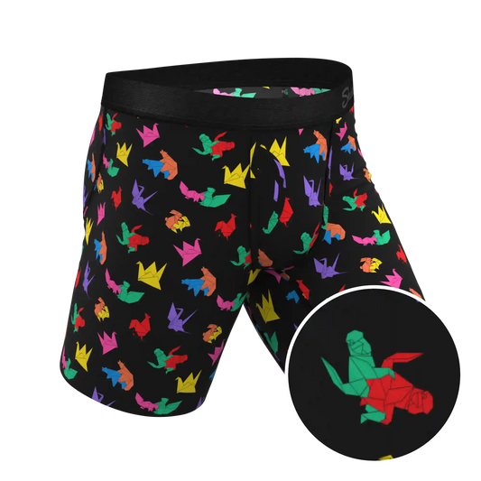 The Fold Fashioned | Origami Ball Hammock® Boxer - Long Leg