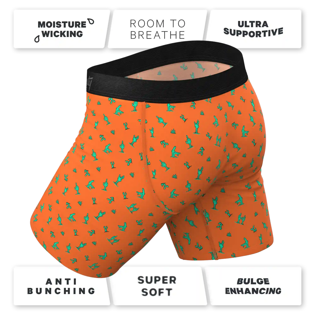 The Hokey Pokey | Cactus Ball Hammock® Boxer - Long Leg