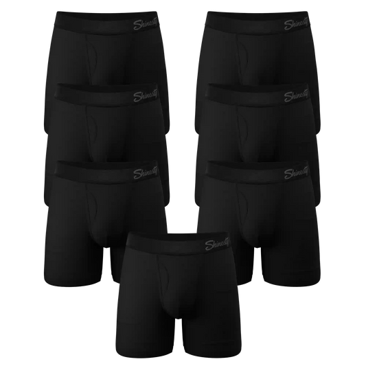 The Threat Level Midnight | Black Ball Hammock® Pouch Underwear With Fly 7 Pack