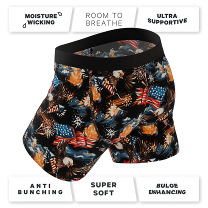 The Declaration | Americana Eagles Ball Hammock® Pouch Underwear With Fly