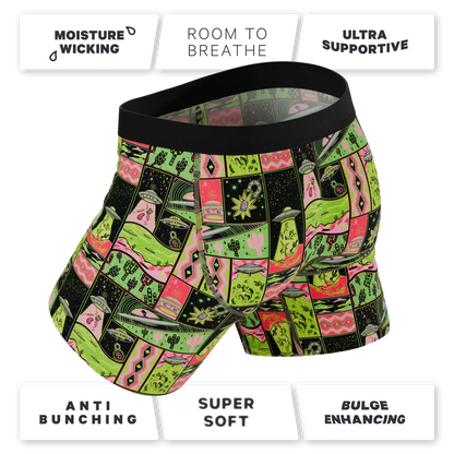 The Area 51 | Retro-Futuristic Alien Ball Hammock® Pouch Underwear