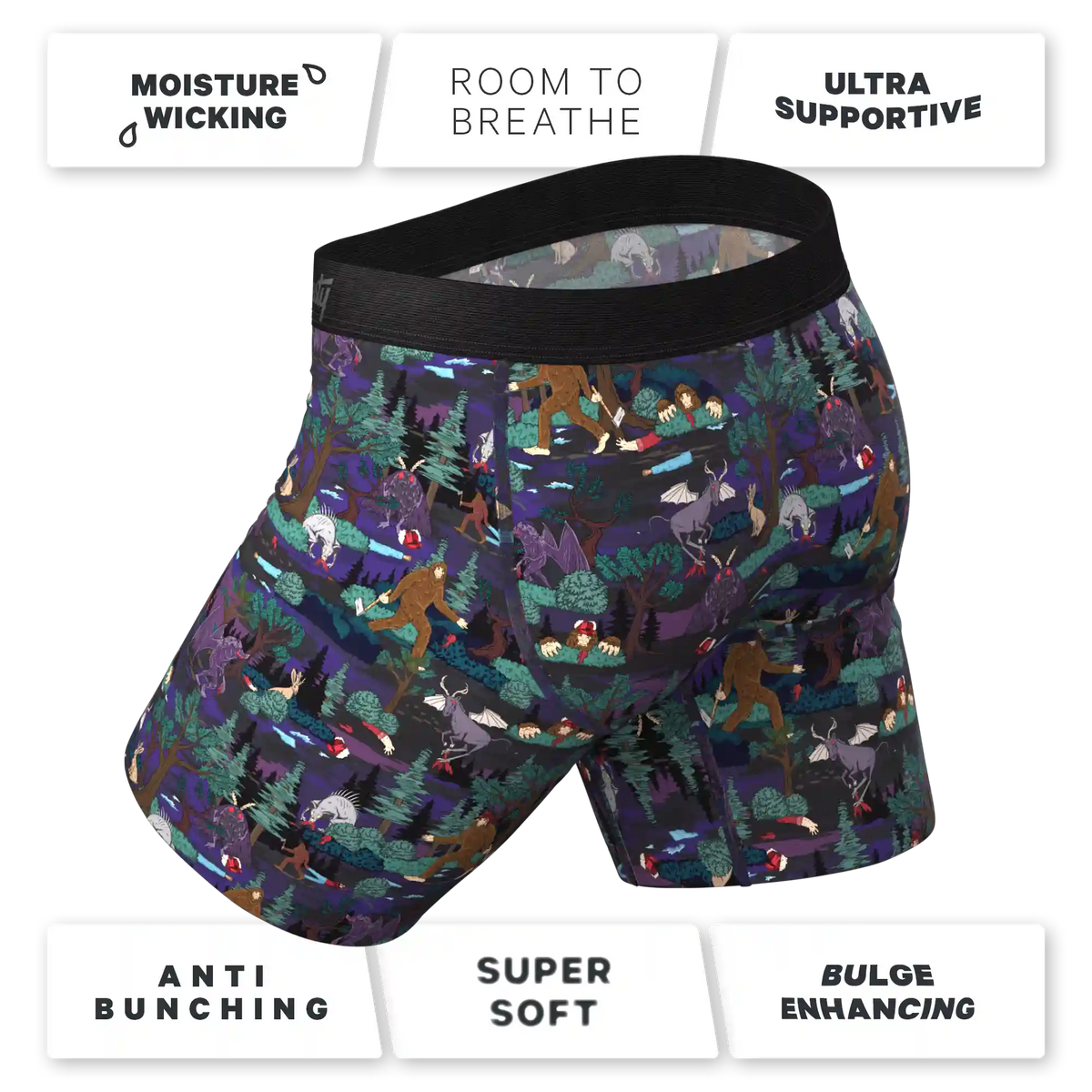 The Meal of Moths | Spooky Ball Hammock® Boxer - Long Leg