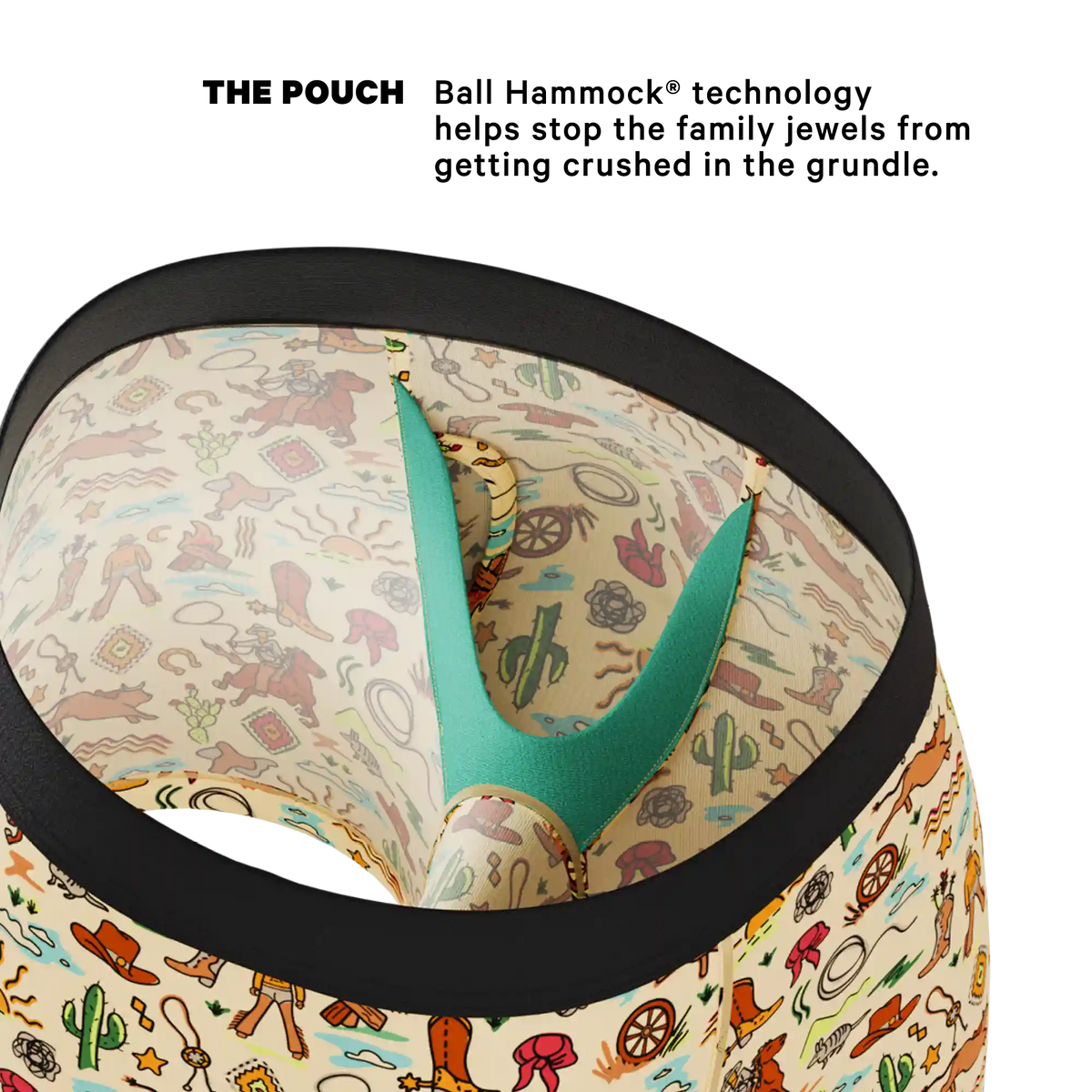 The Wild Bandit | Bull Ball Hammock® Pouch Underwear With Fly