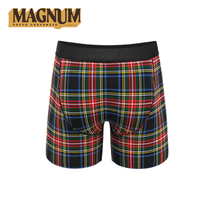 The Cappuccino | Holiday Tartan Plaid Ball Hammock® Magnum Big Pouch Underwear