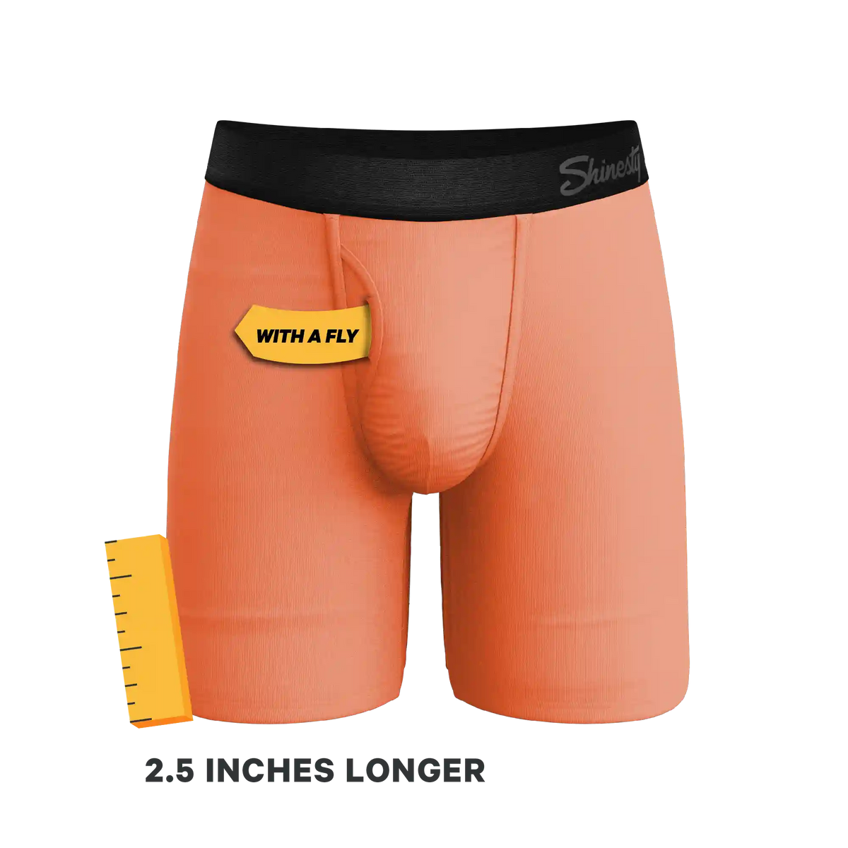The Crossing Guard | Orange Ball Hammock® Boxer - Long Leg