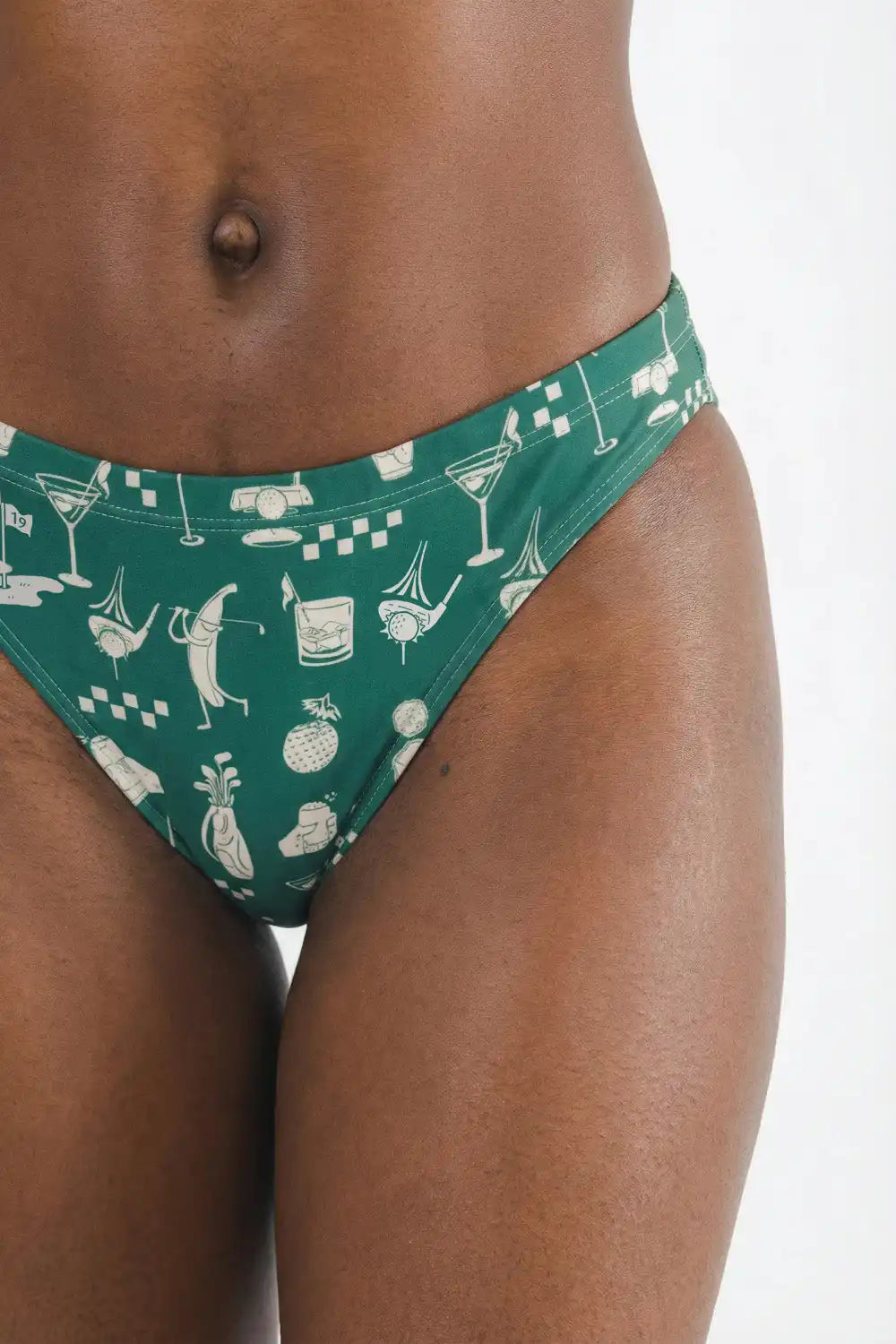 The Mulligan | Green Golf Modal Bikini Underwear