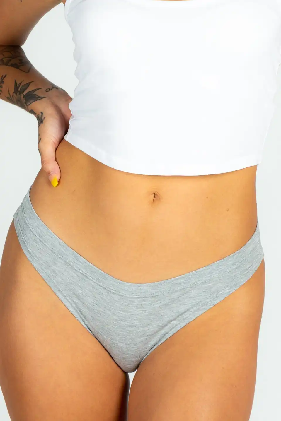 The Intramural Champ | Heather Grey Modal Bikini Underwear
