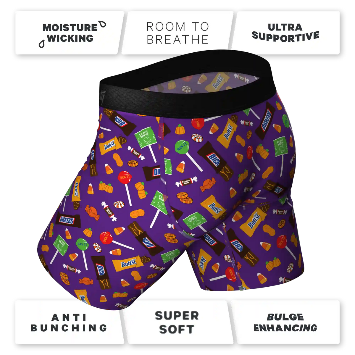 The Sticky Fingers | Halloween Candy Ball Hammock® Boxer - Long Leg