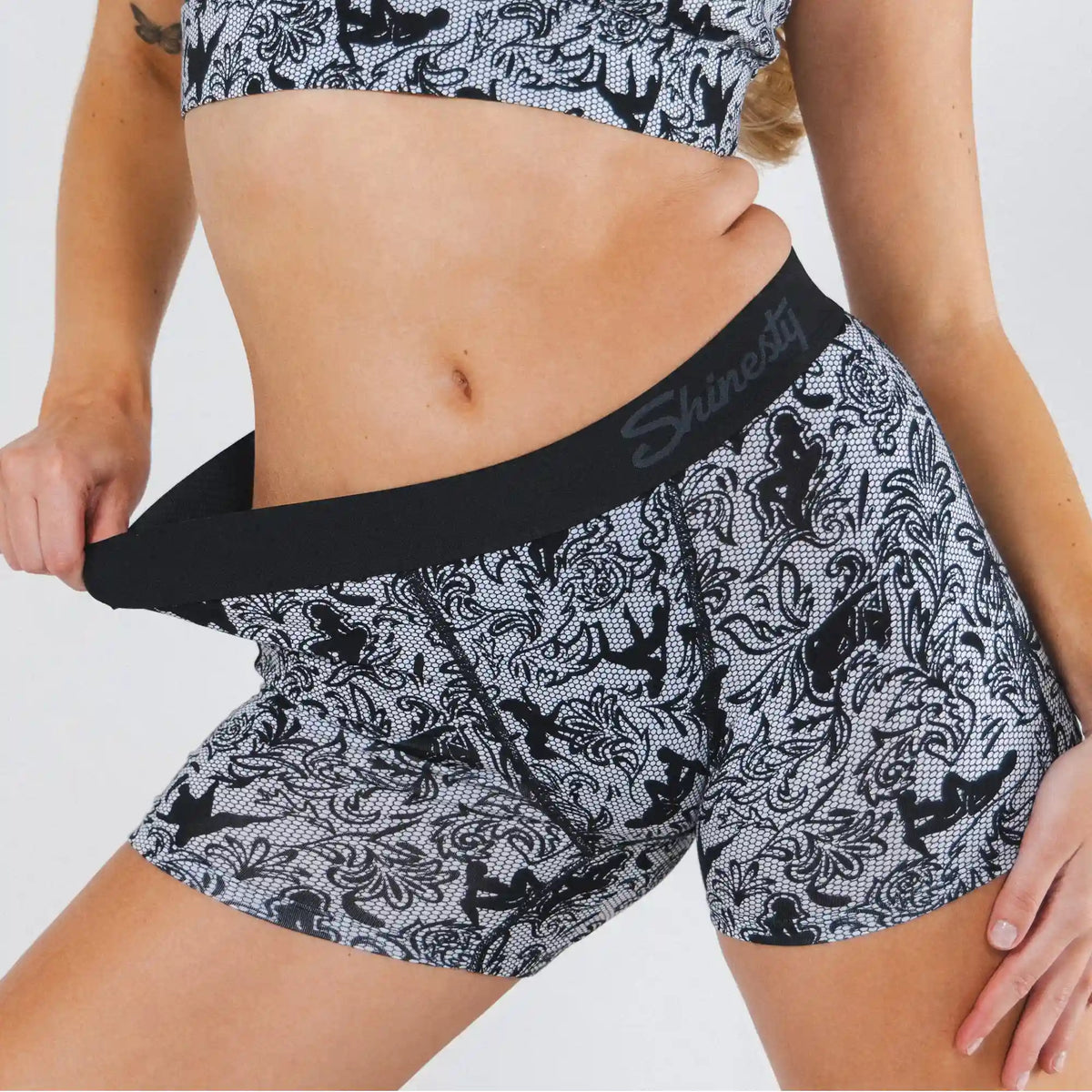 The Racy & Lacy | Provocative Lace Print Women’s Boxers