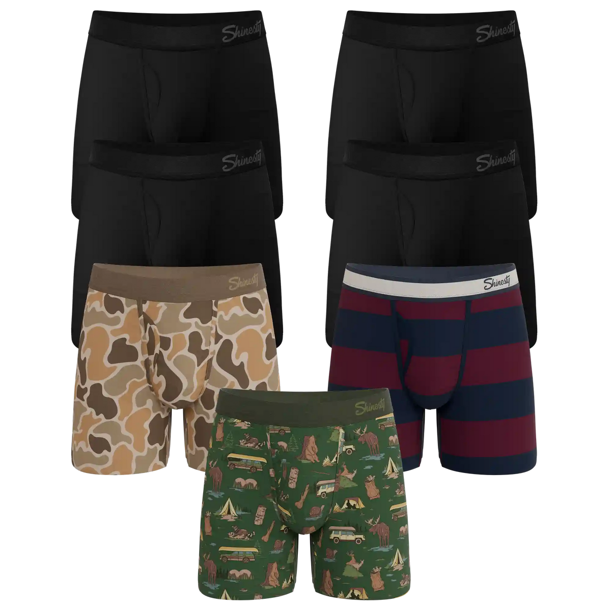 The Great Outdoors | Ball Hammock® Pouch Boxer Briefs with Fly 7 Pack