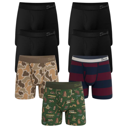 The Great Outdoors | Ball Hammock® Pouch Boxer Briefs with Fly 7 Pack