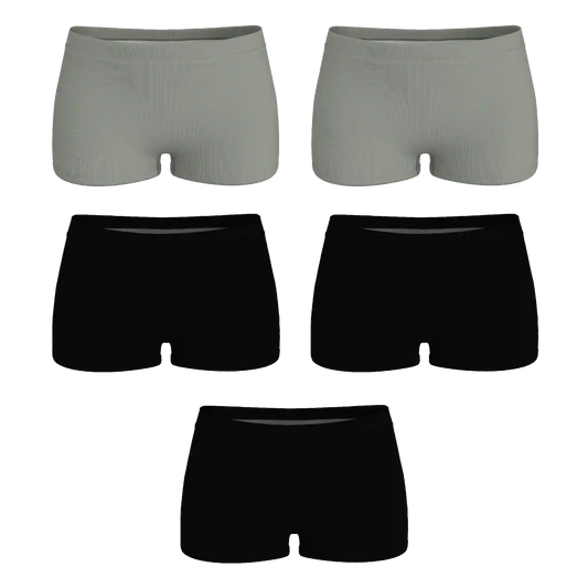 The Evergreen | Boyshort Underwear 5 Pack