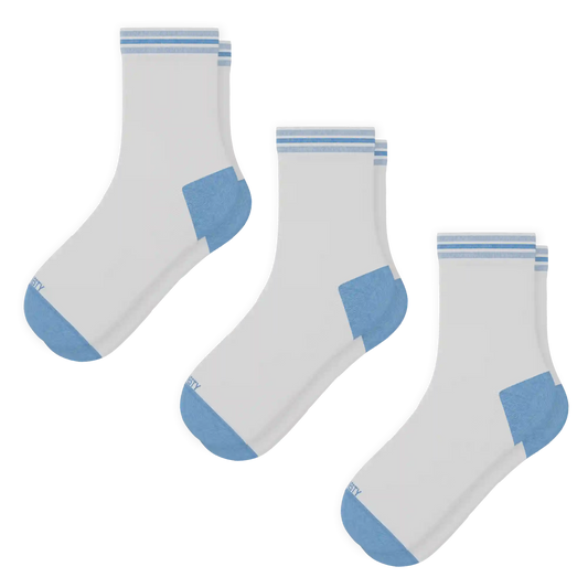 The Tickler | Heel Hammock™ Quarter Crew Socks 3 Pack