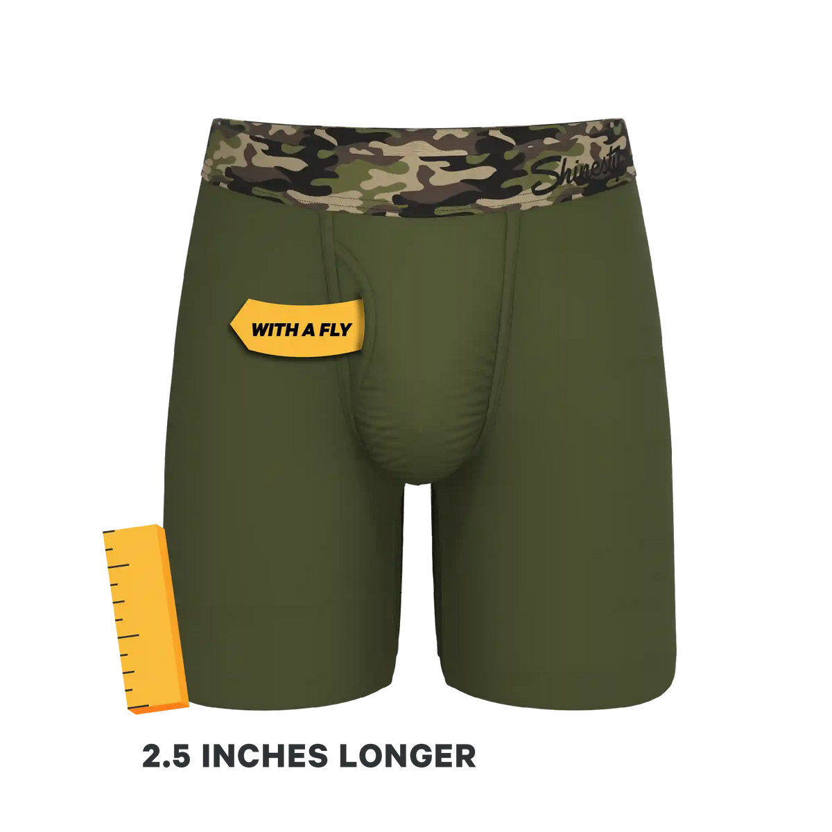 The Reinforcement | Tonal Camo Ball Hammock® Boxer - Long Leg