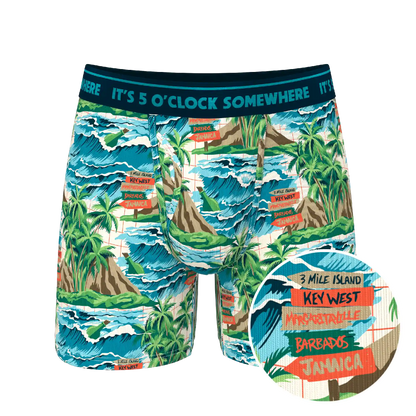 The Changes In Latitudes | Shinesty x Margaritaville® Ball Hammock® Pouch Underwear With Fly