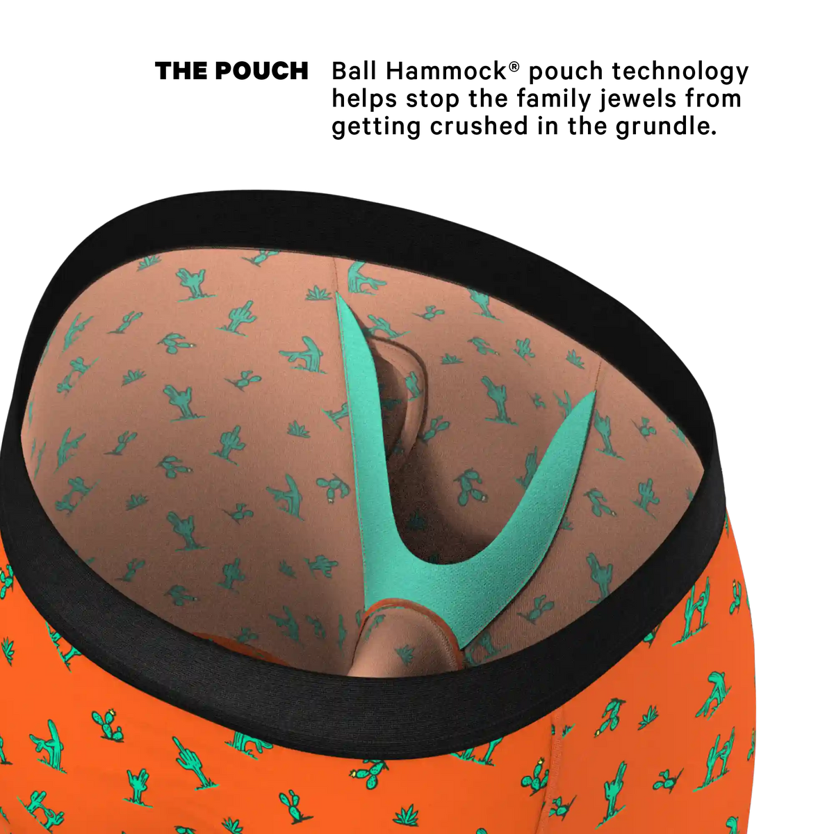 The Hokey Pokey | Cactus Ball Hammock® Boxer - Long Leg