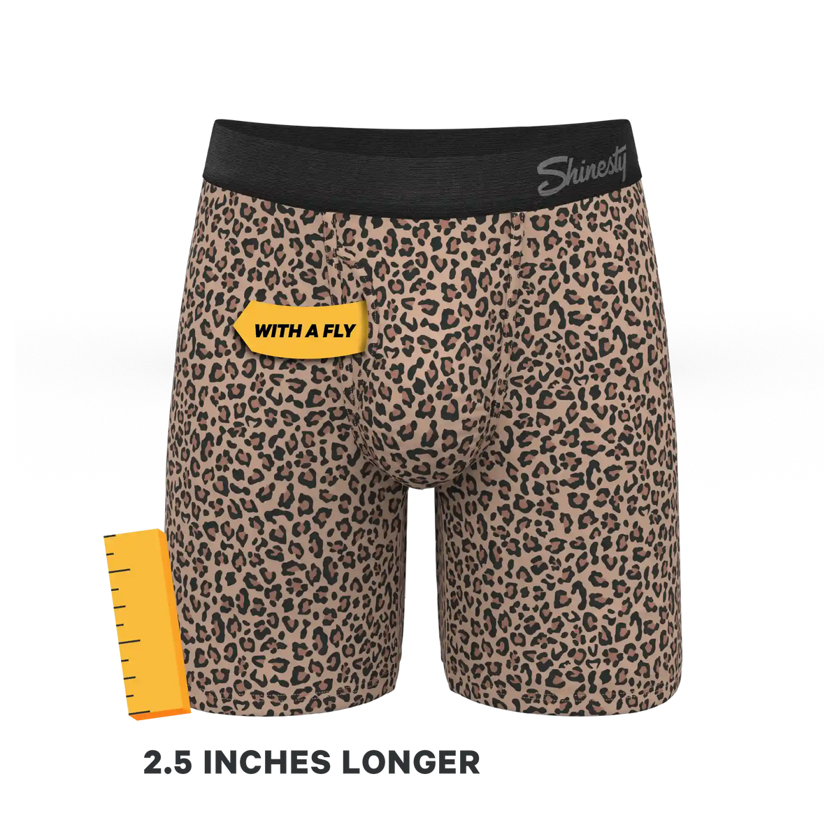 The Wild Cat | Leopard Print Ball Hammock® Boxer - Long Leg