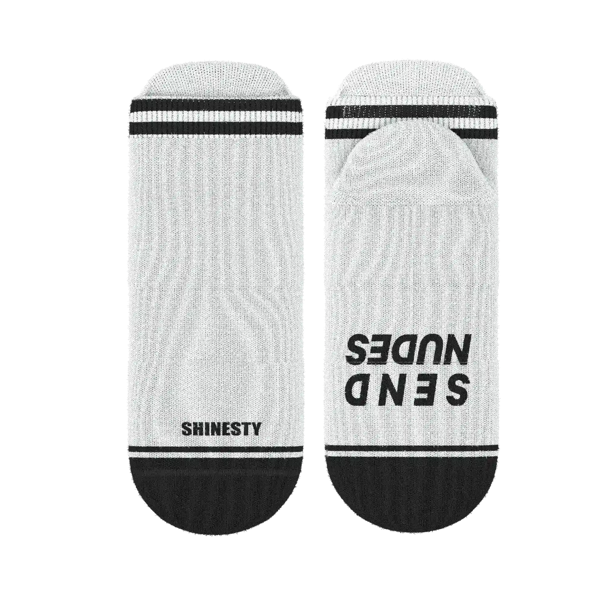 The Late Night Text | Send Nudes Heel Hammock™ Ankle Socks